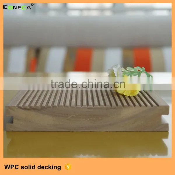 WPC Material Outdoor Decor Floor and Brusched Surface Treatment WPC Composite Decking photo-5