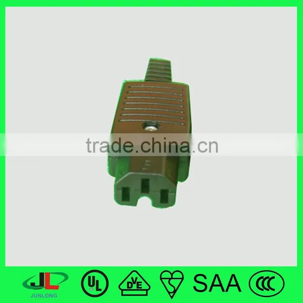 2.5A250V High Quality 2 Pin C7 Female Power Cord With C7 Flat Female Power Cord Ends photo-5