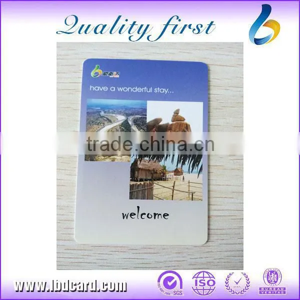 LBD CR80 30Mil White PVC With 2 Track Hico Magstrip and Chip photo-6
