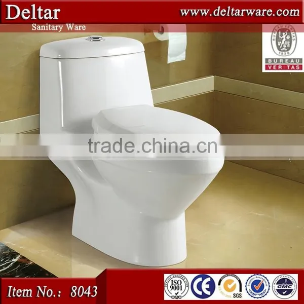 Washdown Ceramic Toilet Bowl, Made in Chaozhou Ceramic Toilet, S/P-trap wc Toilet photo-2