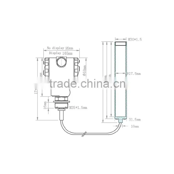 FLS-HT11 Anti-explosion High Temperature Capacitive Liquid Level Sensor photo-6