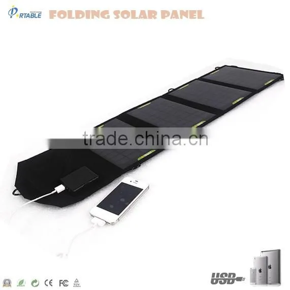 Dual Usb Port Solar Charger Foldable 14w photo-6