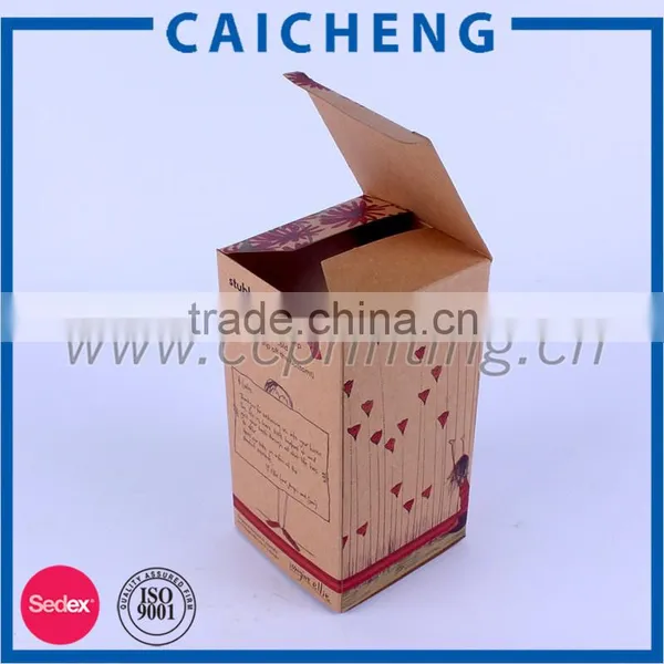 Recycled Brown Kraft Folding Paper Box With Window photo-6