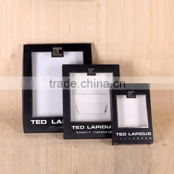 Custom Design Display Pvc Window Clothing Paper Box Packaging photo-4