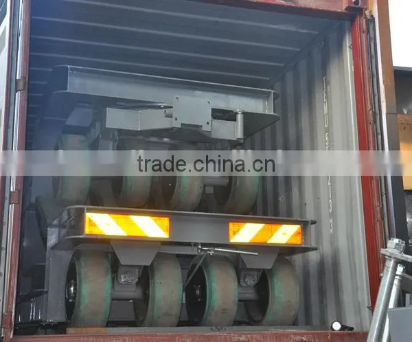 Low Bed Semi Trailer/Heavy Duty Equipment Transport Semi Trailer photo-6