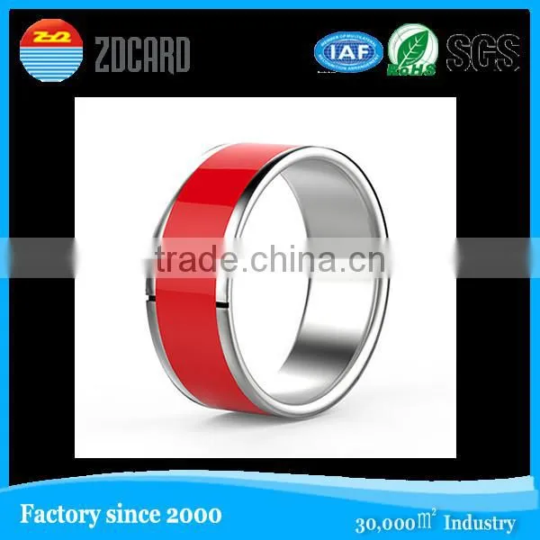 Customized Smart Rfid Ring With NFC Chip Inside Support ISO14443, ISO 18092 Protocol photo-2