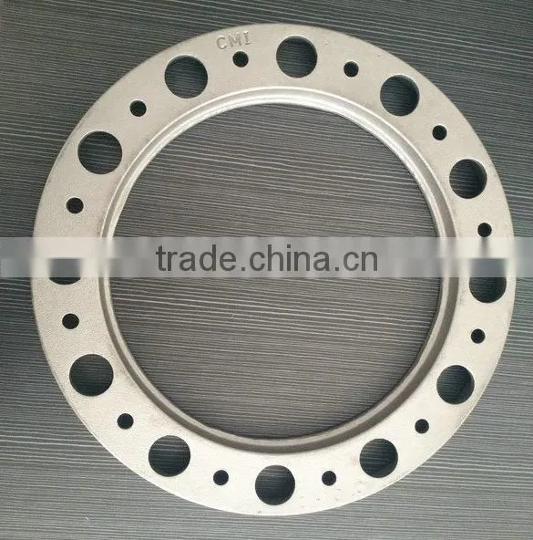Customized Sand Casting Shot Blasting QT450-15 Profile Flange photo-2
