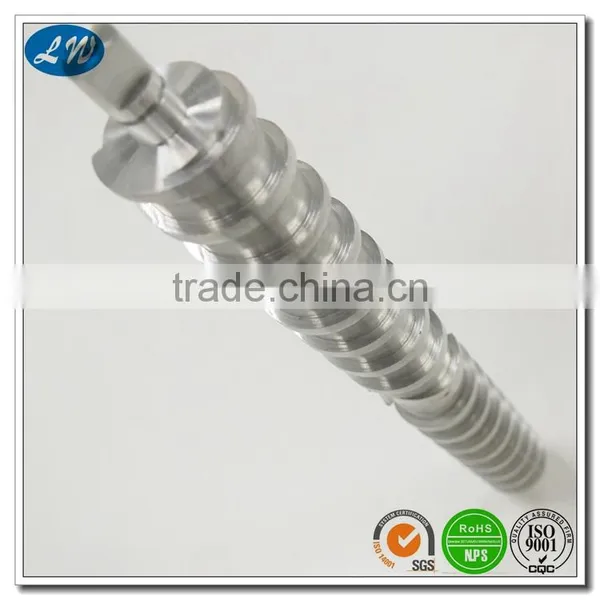OEM Export Cnc Lathe Aluminum Alloy Worm Gear Shaft photo-3