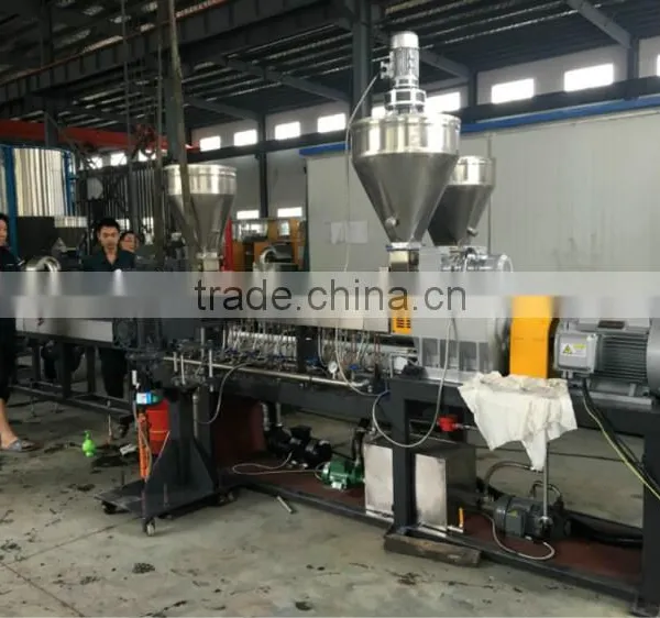 Small Plastic Granulator Co-roating Twin Screw Extrusion Machine for ABS PP PE PET Compounding photo-3