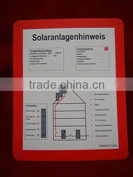 Reflective Pvc Warning Sign photo-4