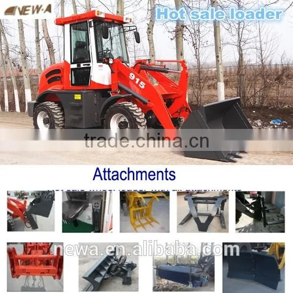 2016 Hot Sale 1.5ton CE Mini Wheel Front Loader photo-2