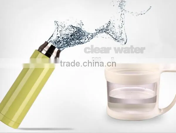 HOT SALE!!!!double Wall Stainless Steel Vacuum Flask With Glass Lid Cup photo-5