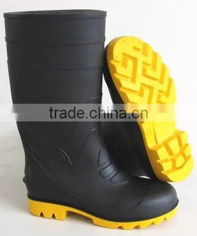 2017 Hot Industry PVC Work Safety Boots, Steel Cap Working Boots photo-2