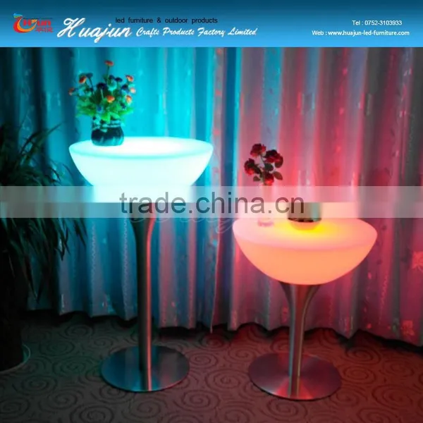 Light up High Table/round Top Table Led& Unique Bar Table Led Furniture photo-4