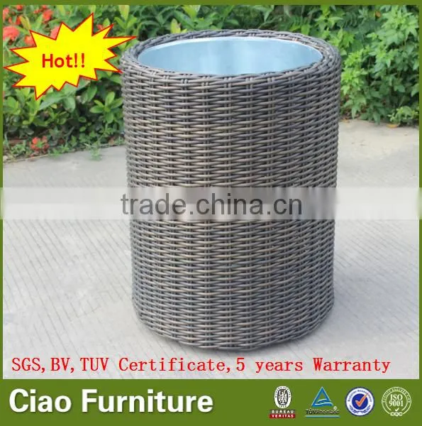 Outdoor Plant Rattan Flower Pot Garden Furniture Flower Planter photo-4