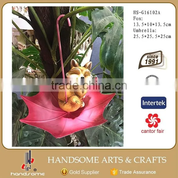 Garden Outdoor Decoration CeramicTortoise Figurine Animal Statue and Iron Umbrella Metal Bird Feeder photo-4