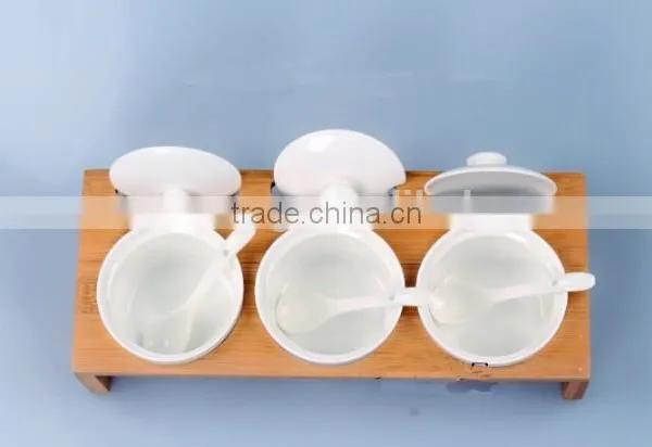 Spice Rack Set With Ceramic Jar, Sauces Rack Set, Set of Spices photo-4