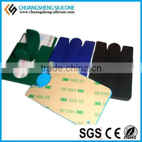 Hot Selling Promotion Gifts 3M Silicone Cell Phone Sticker Card Holder photo-5