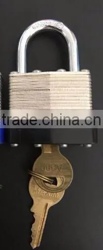 stainless steel laminated padlock