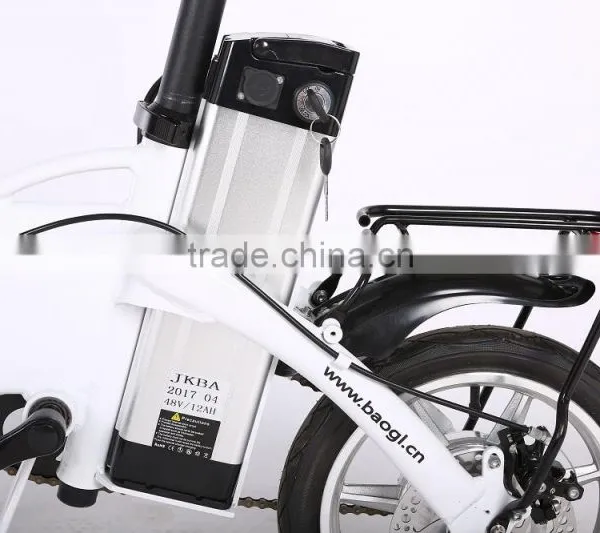 48V 250W 14 Inch Electric Mini Bike Folding Bike for Adults photo-6