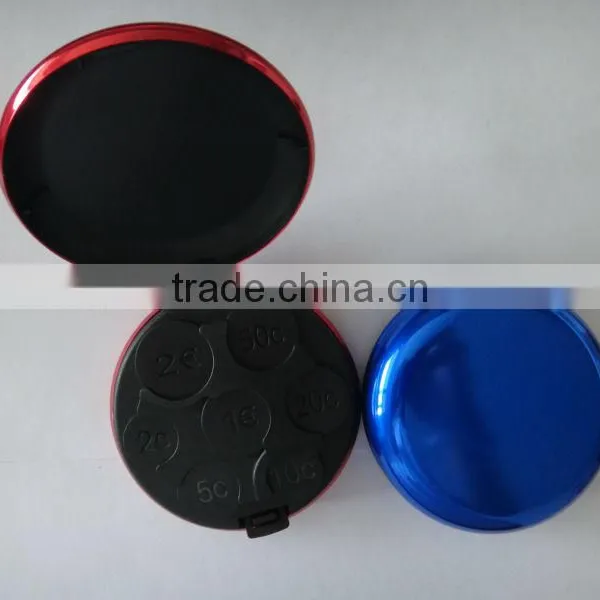 Promotional Aluminium EURO US Coins Holder Wallet photo-2