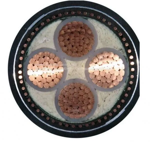High Quality Copper Conductor XLPE Jacket Steel Wire Armoured Copper Braid Shielded PVC 4*50MM2 Price Per Meter
