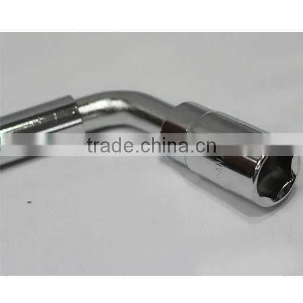 High Quality Adjustable L Shape Carbon Steel Universal Socket Wheel Nut Lug Wrench photo-2