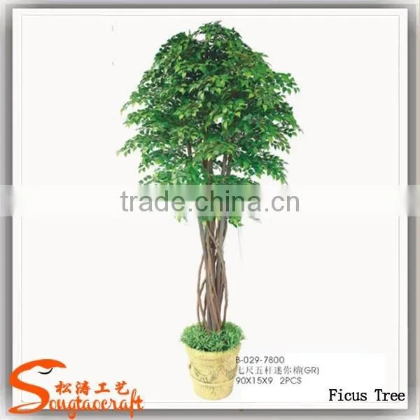 Guangzhou Supplier Artificial Ficus Tree Home Decoration Artificial Ficus Tree photo-5