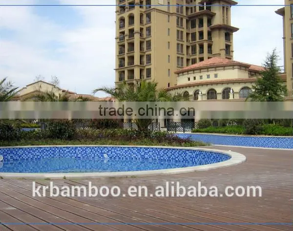 Chocolate Strand Woven Bamboo Decking Outdoor Use Flooring photo-4