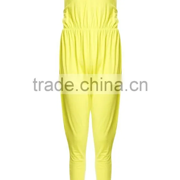Adult Sex Plain Solid Harem Jumpsuit Basic Cami Sexy Jumpsuits For Women photo-6