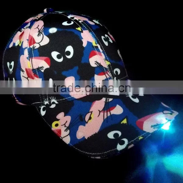 2016 Hot Selling LED Baseball Cap With LED Light on the Visor photo-4