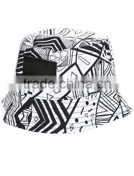 Cheap Cool Custom Printed Mens Floral Fashion Bucket Hat photo-3