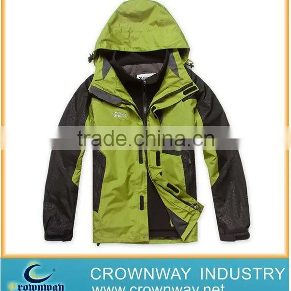 Mens Waterproof Jacket With Nylon Fabric for Winter Season Ski Wear photo-5