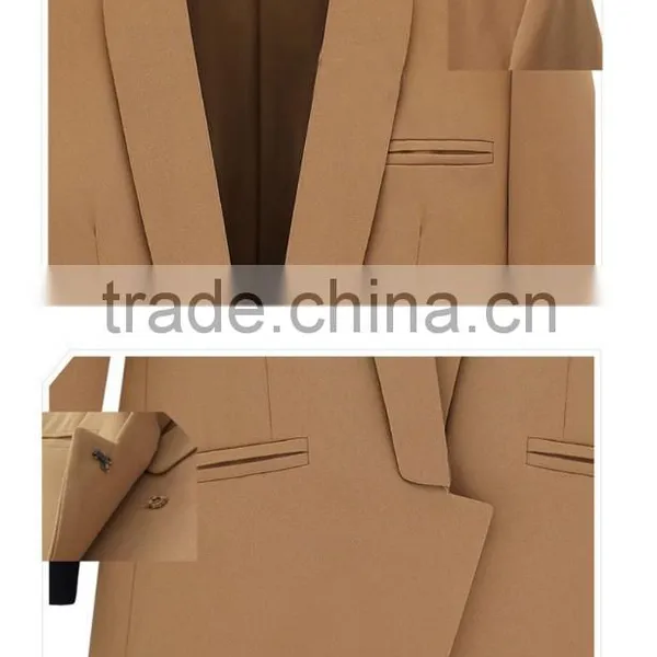 2015 New Model Ladies Elegant Good Quality Classic Look Office Wear Workwear Jacket With Half Sleeve photo-4