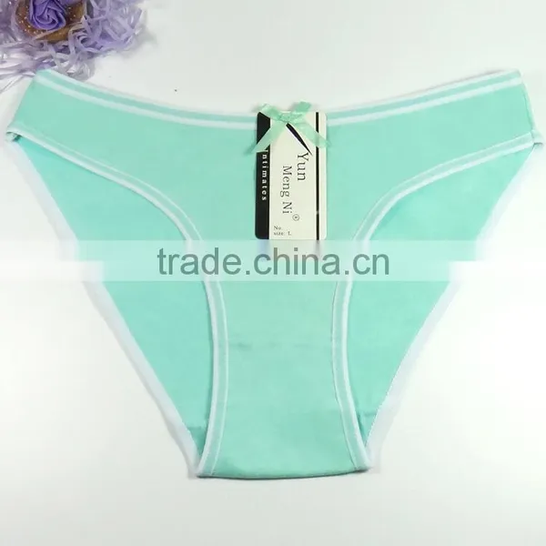 Yun Meng Ni Underwear Sexy Young Girls Daily Cotton Bikini Panties photo-2
