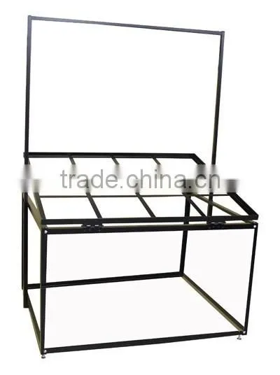 Shopfitting Movable 3 Layers Wire Mesh Fruit Rack Display Shelf photo-2