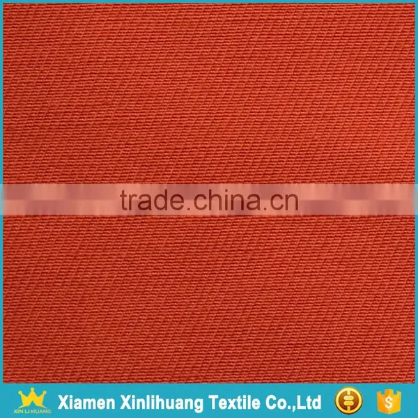 Competetive Price Red Color Brushed 98 Cotton 2 Spandex Calvary Twill Fabric for Pants photo-3