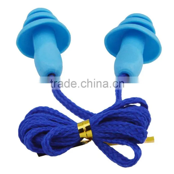 Reusable Silicone Charm Bullet Shaped Safety Earplugs for Eye Protection photo-2