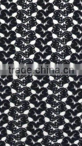 R&H Best Quality Heavy African Lace Fabric Elastic Tulle Fabric 100% Cotton Nigeria Cord Lace photo-6