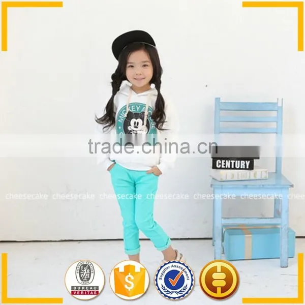 2015 Top Quality Fashion Design 100% Cotton Children Hoodies