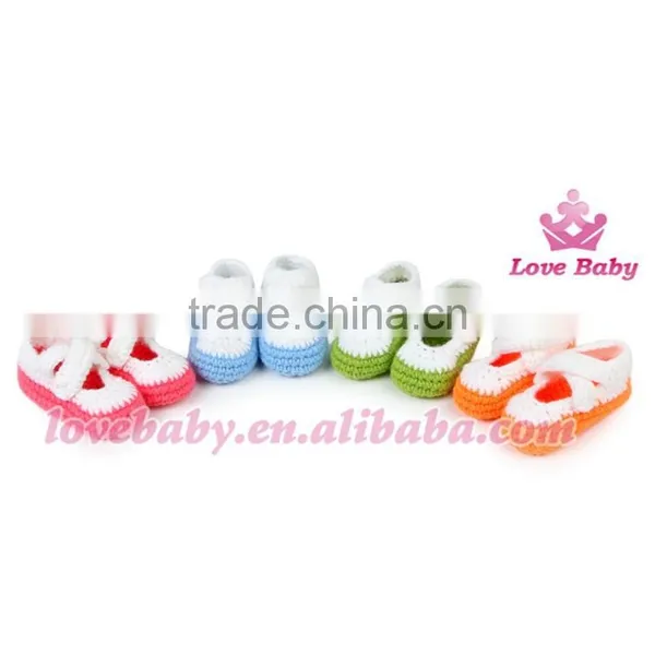 New Arrival Baby Fashion Shoes Knitted Handmade Crochet Baby Shoes photo-2