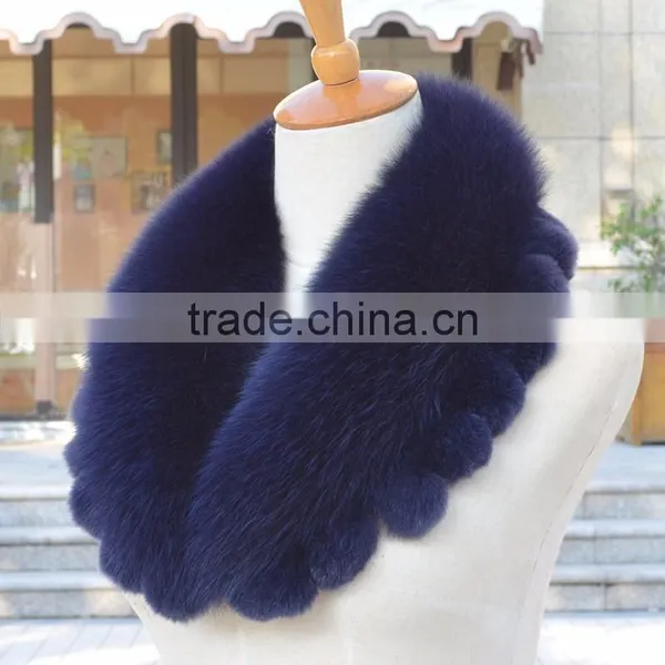 Myfur Chinese Supplier Top Quality Natural Fox Fur Hood Collar photo-3