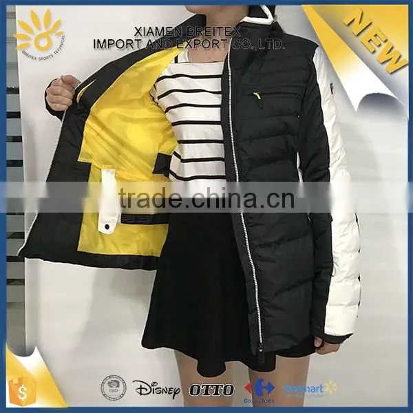 New Style Custom Cheap Polyester Windproof Winter Ski Women Jacket Model photo-5