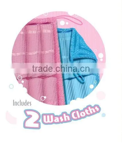 2PCS/LOT Easy Reach The All-in-One Full Body Loofa Wash Cloth photo-4