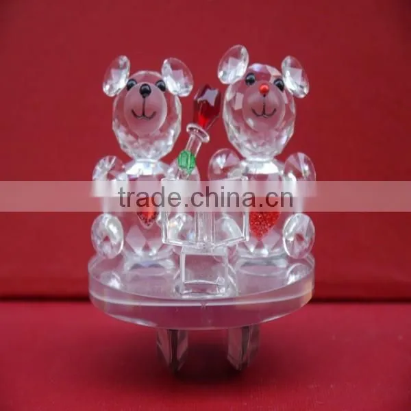 Roly-Poly Animal Toys For Kids Crystal Bear Tumbler photo-2