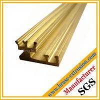 Chinese Manufacturer Brass Metal Building Material Extrusion Profile
