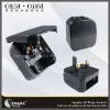 ECP Black European TO UK Plug Adapter/UK Adapter Plug