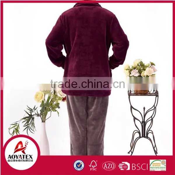 New Design Fashion Flannel Pajamas Sleepwear photo-3