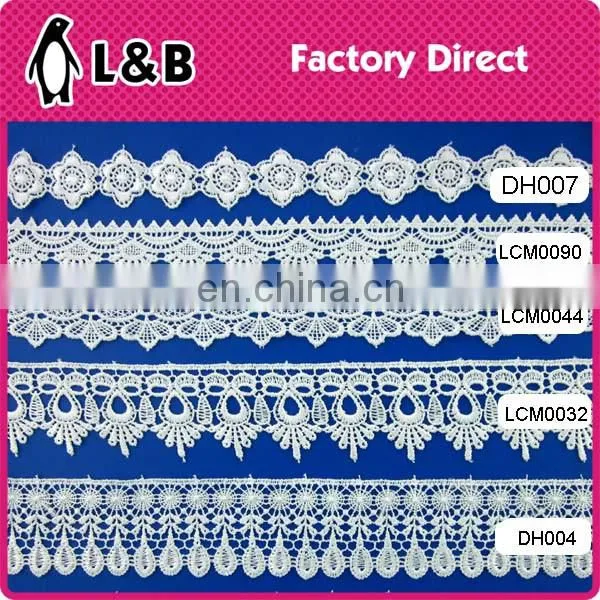 3.5cm Stock Design Embroidery Polyester Chemical Lace photo-4