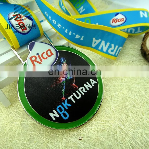 Jiabo Custom Night Run Metal Medal With Ribbons photo-2